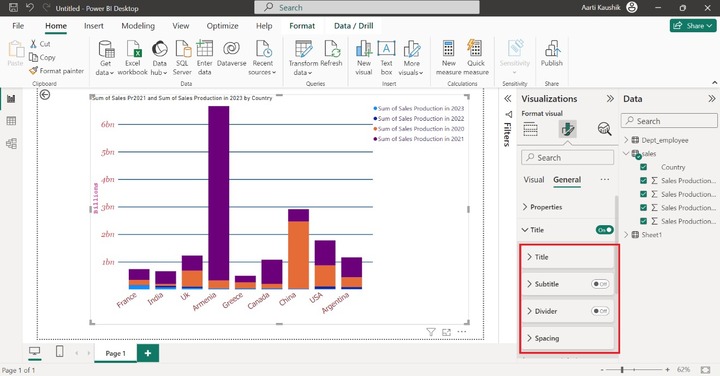 Format a Stacked Column Chart 17