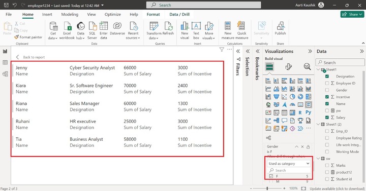 Generate a Multi-row Card Visualization 2