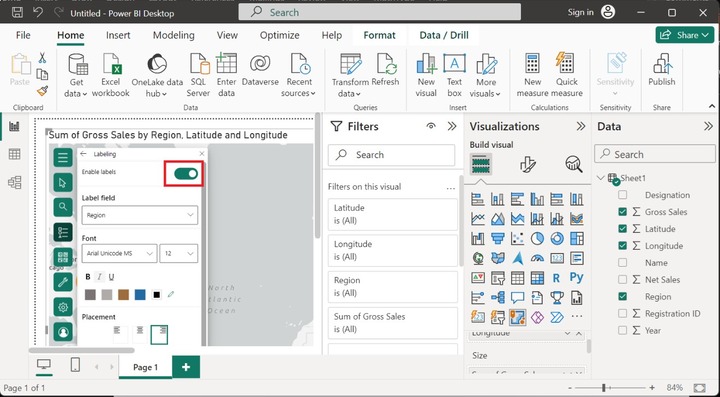 Generate ArcGIS Map in Power BI 11