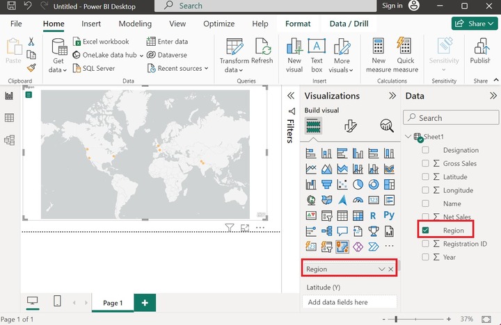 Generate ArcGIS Map in Power BI 2