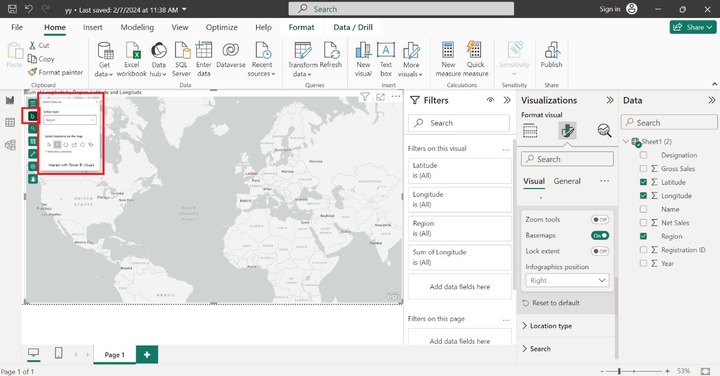Generate ArcGIS Map in Power BI 8