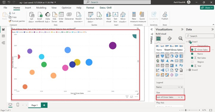 Generate the Scatter Chart