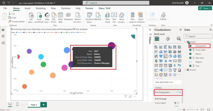 Generate the Scatter Chart