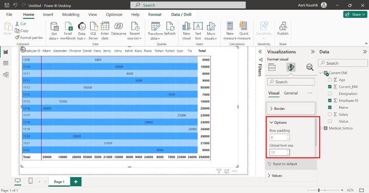 How to Format a Matrix 6