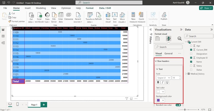 How to Format a Matrix 9
