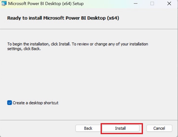 Installing Power BI on Windows11
