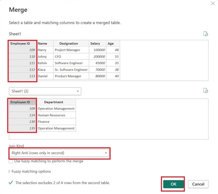 Left Anti Join and Right Anti Joins 12