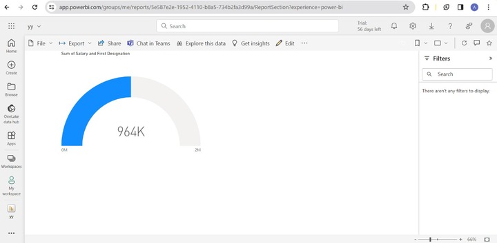 My Workspace Power BI Service 3