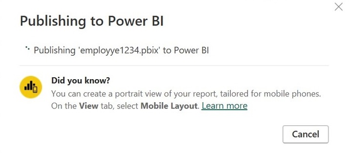 Power BI Desktop in Power BI Service 7
