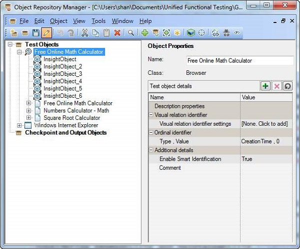 Shared Object Repository