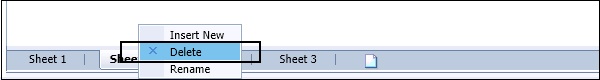 Delete Sheet