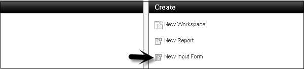 Developing Input Form