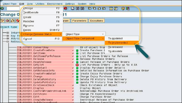 Change Release Status