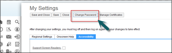 Change Password