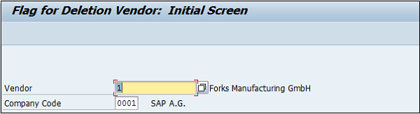 Flag Deletion Vendor