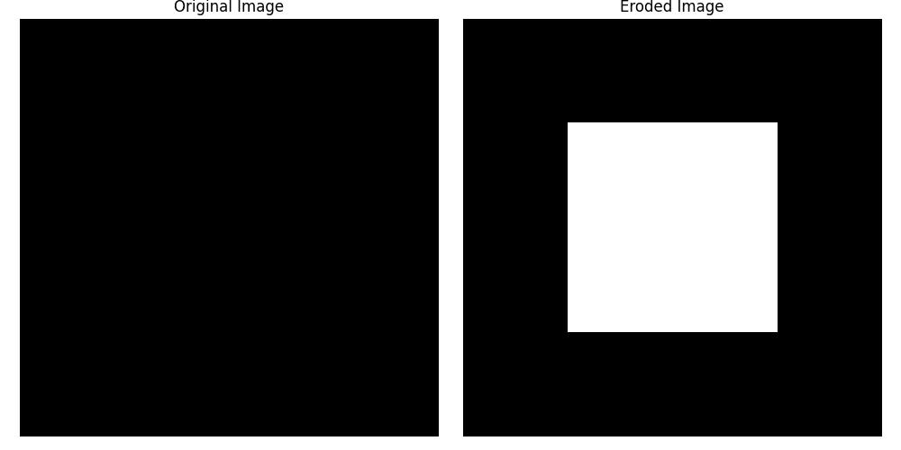 Erosion Basic Example
