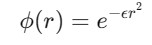 Gaussian RBF Interpolation Formula
