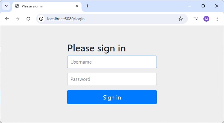 Login Form