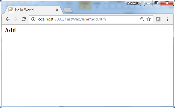 Spring Multi Action Controller