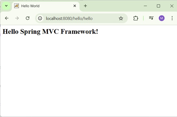 Spring Internal Resource View Resolver