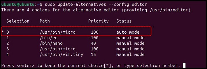 alternatives Command Linux 7
