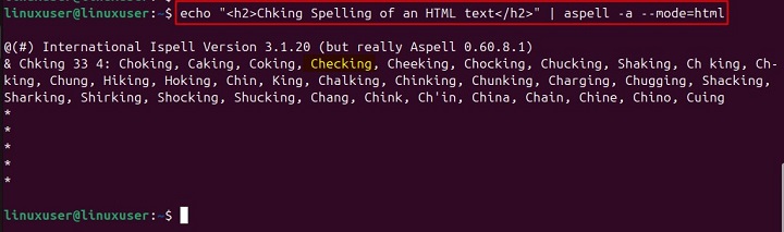 aspell Command Linux 4