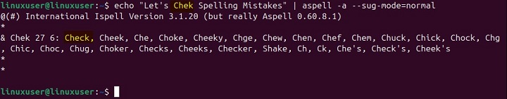 aspell Command Linux 6