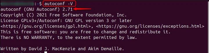 autoconf Command Linux 7