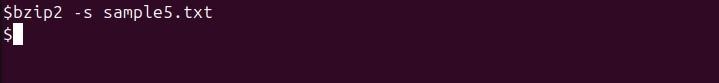 bzip2 Command in Linux6