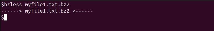 bzless Command in Linux5