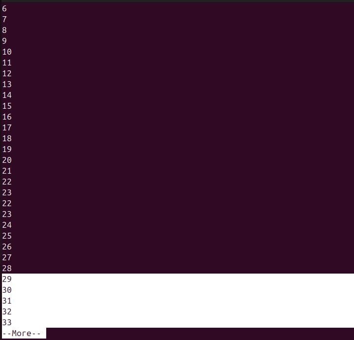 bzmore Command in Linux5