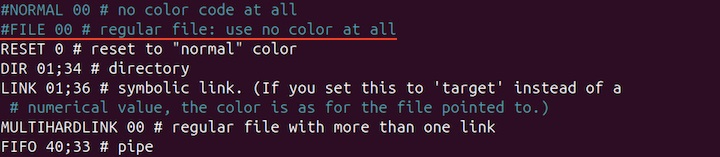 Changing the File Colors 2