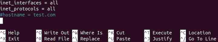 Commenting Out a Parameter Value