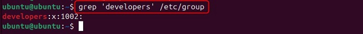 Confirm Group Successfully Created in groupadd Command