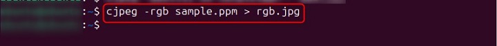 Convert PPM to RGB JPEG
