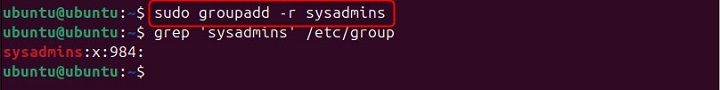 Creating System Group in groupadd Command