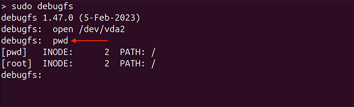 debugfs Command Linux 3