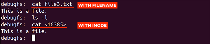 debugfs Command Linux 8