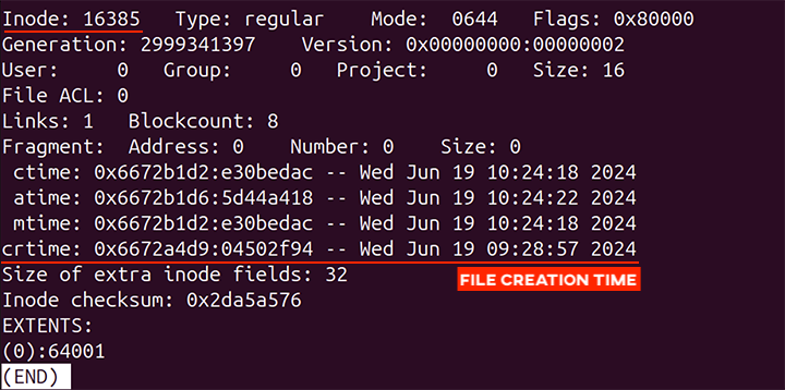 debugfs Command Linux 9
