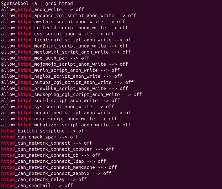 Enabling And Disabling SElinux booleans 1