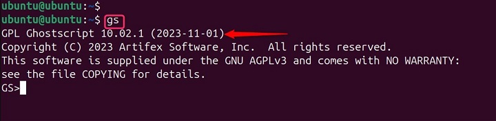 Examples of ghostscript Command