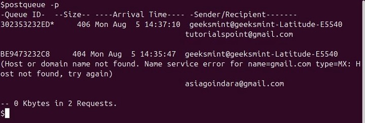 Examples of Postfixs Mail Queue Management 4