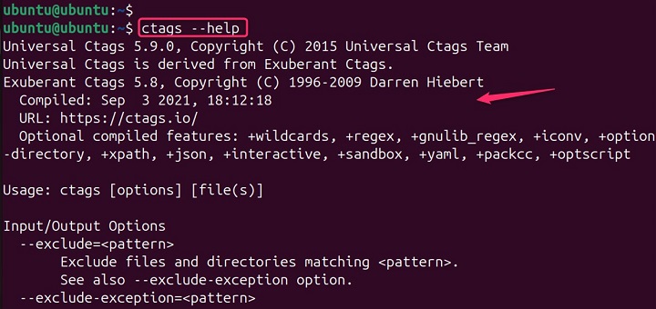 Excluding test files from tags 2
