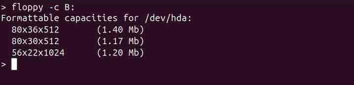 floppy Command in Linux2