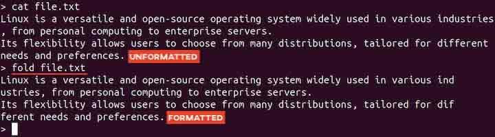 fold Command in Linux1