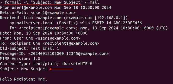formail Command in Linux10