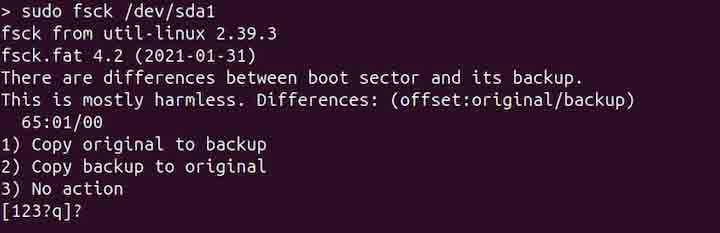 fsck Command in Linux1