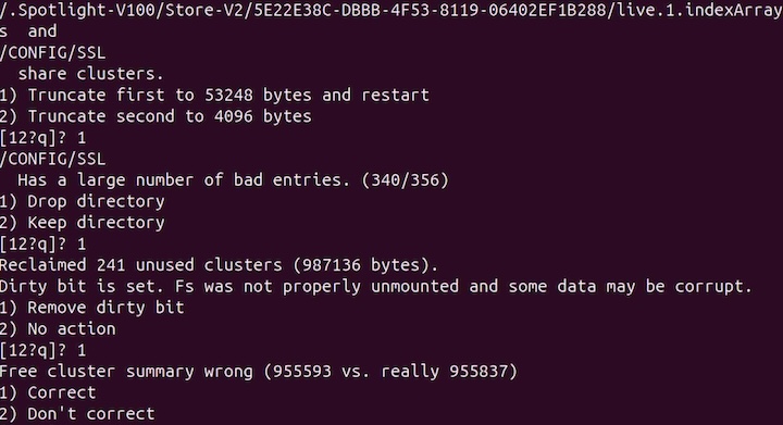 fsck Command in Linux3