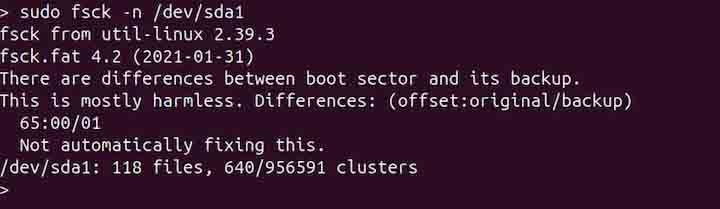 fsck Command in Linux4
