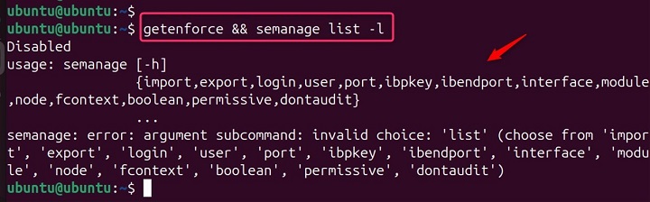 getenforce Command in Linux8